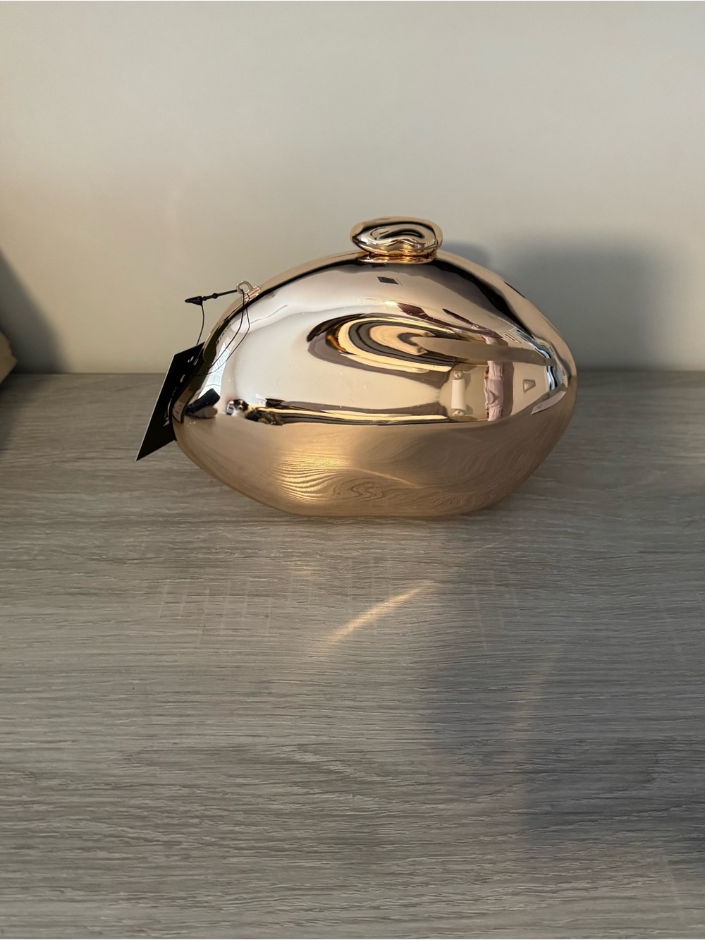 Gold Stone Clutch Bag - Picture 3 of 6